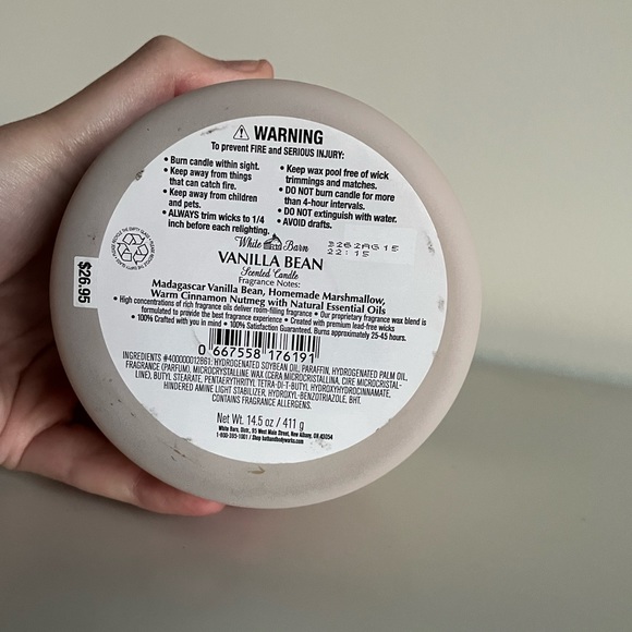 New Vanilla Bean Three Wick Bath & Body Works Candle - Picture 2 of 2